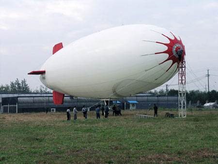 太湖军事充气无人飞艇